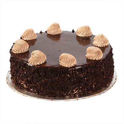 "Round shape Chocolate cake - 1kg - Click here to View more details about this Product